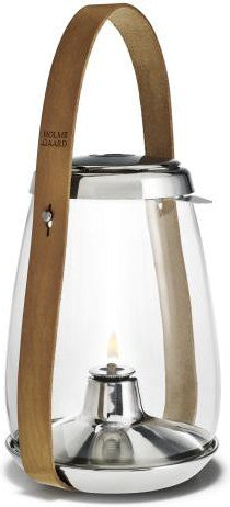 Diseño de Holmegaard con lámpara de aceite de luz, 32,5 cm