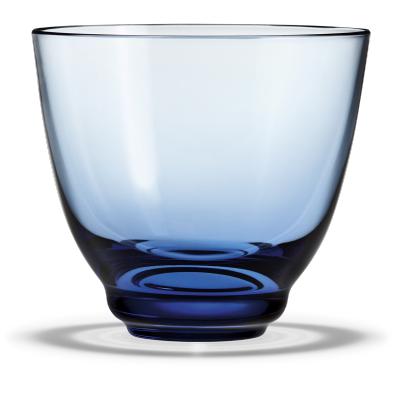 Holmegaard Flow Water Glass，蓝色