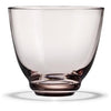 Holmegaard Flow Water Glass，粉红色