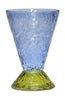 Hübsch Vase abyss, bleu clair / olive