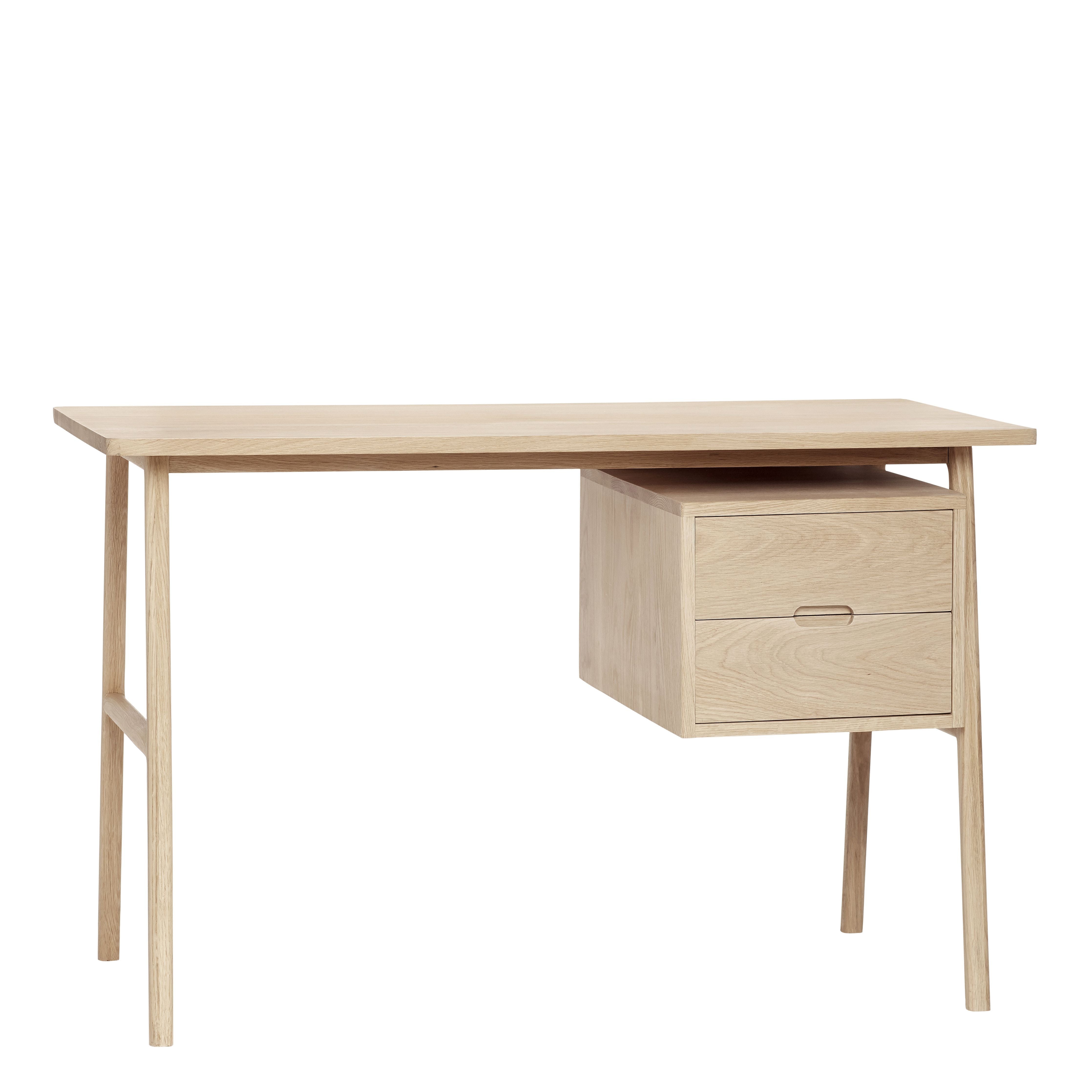 Hübsch Architect Desk M/Cassetti Oak FSC Natural