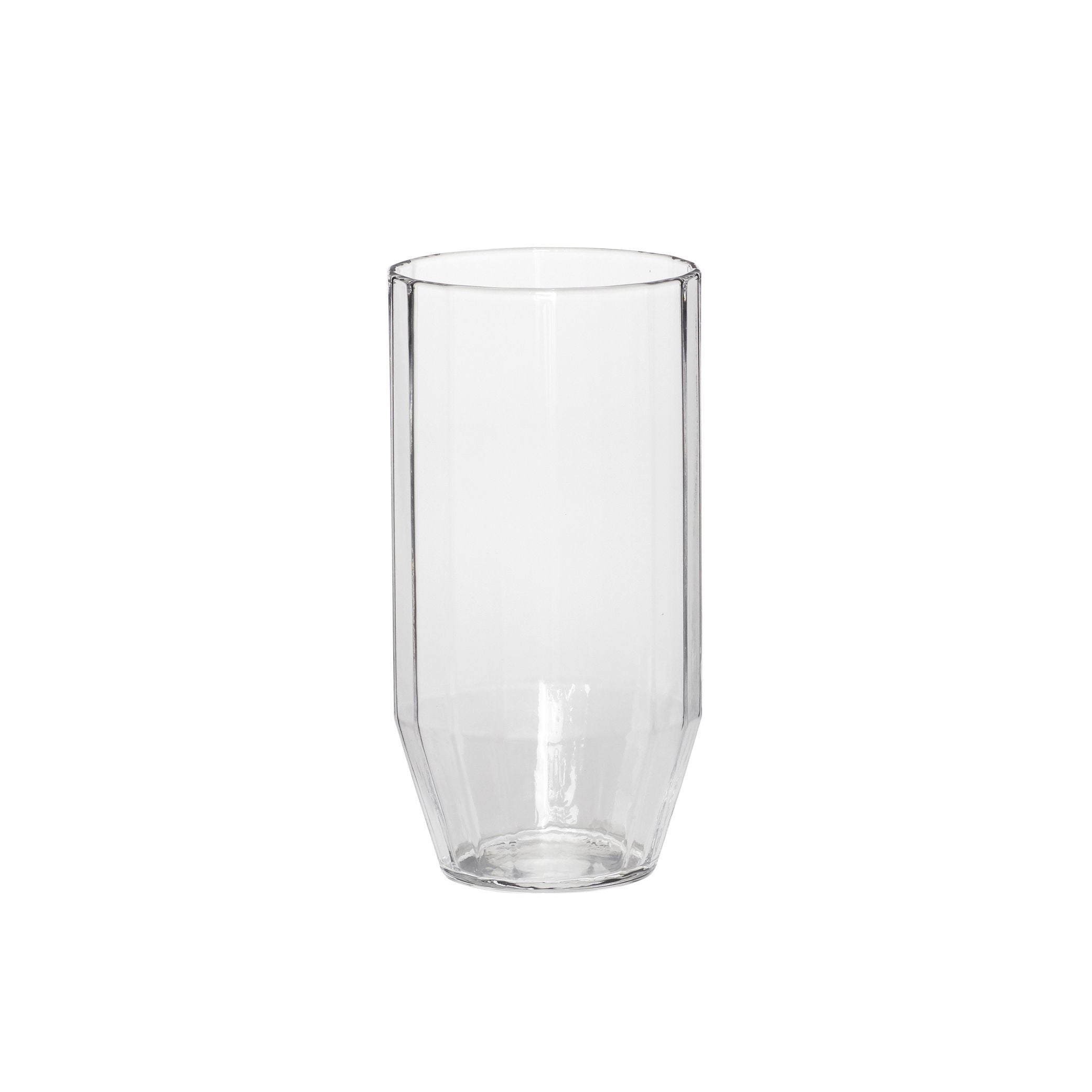 Hübsch Aster Beber vaso, transparente
