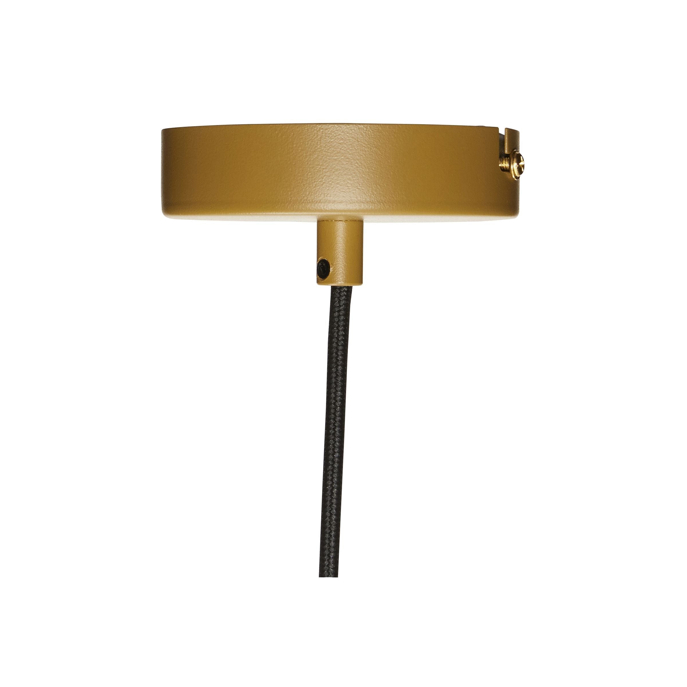 Hübsch Coney Lamp Metal, brun