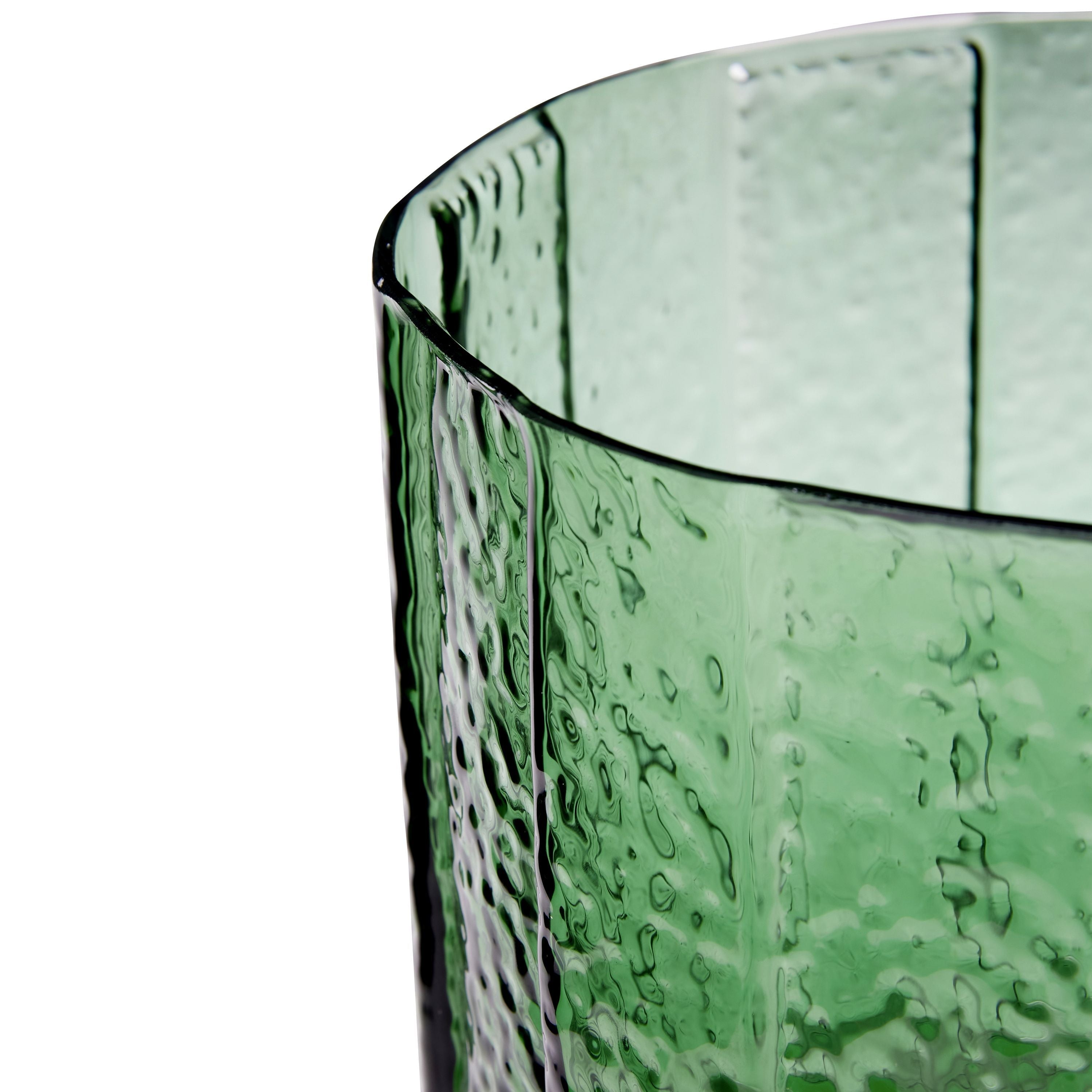 Hübsch Emerald Vase, grün