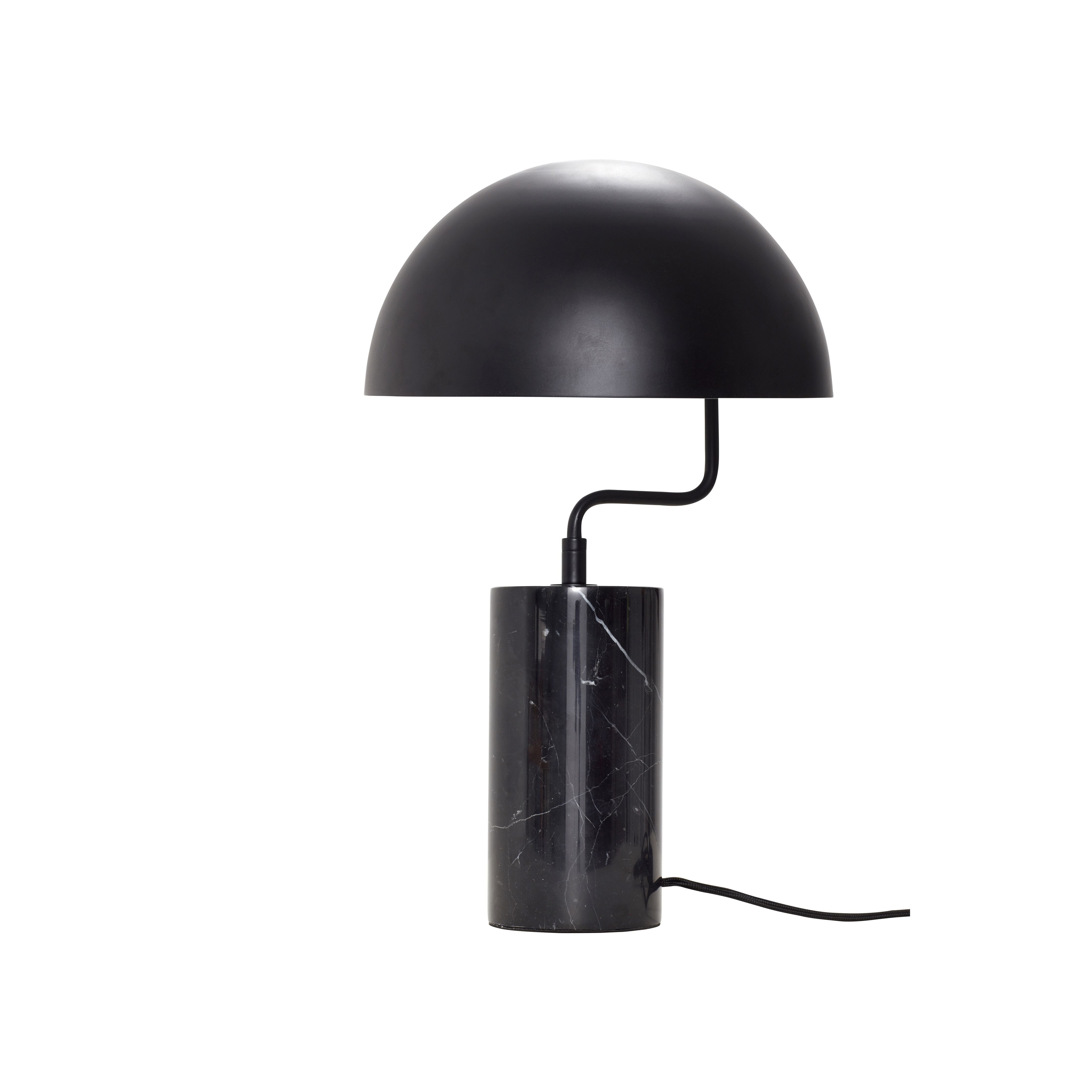 Hübsch Poise bordslampa, svart
