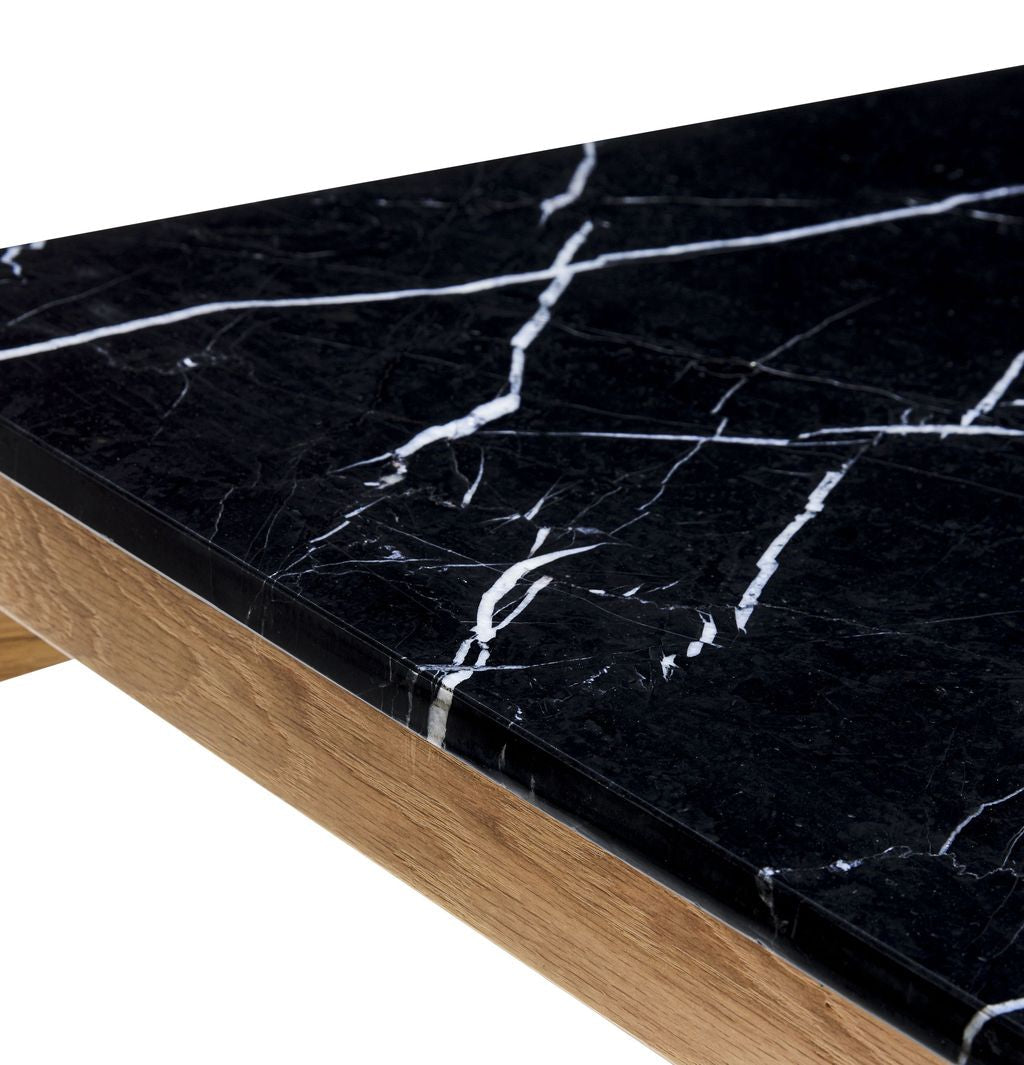 Hübsch Raaka sohvapöytä tammi/marmori