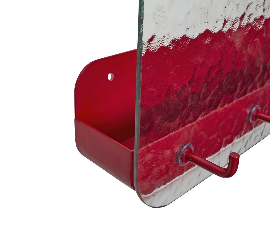 Hübsch Shack Wall Shelf, rosso