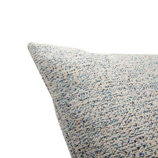 Hübsch Speckle Cushion M Füllung Polyester Weiß/Blau