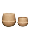 Hübsch Vibe Pots (set di 2), sabbia
