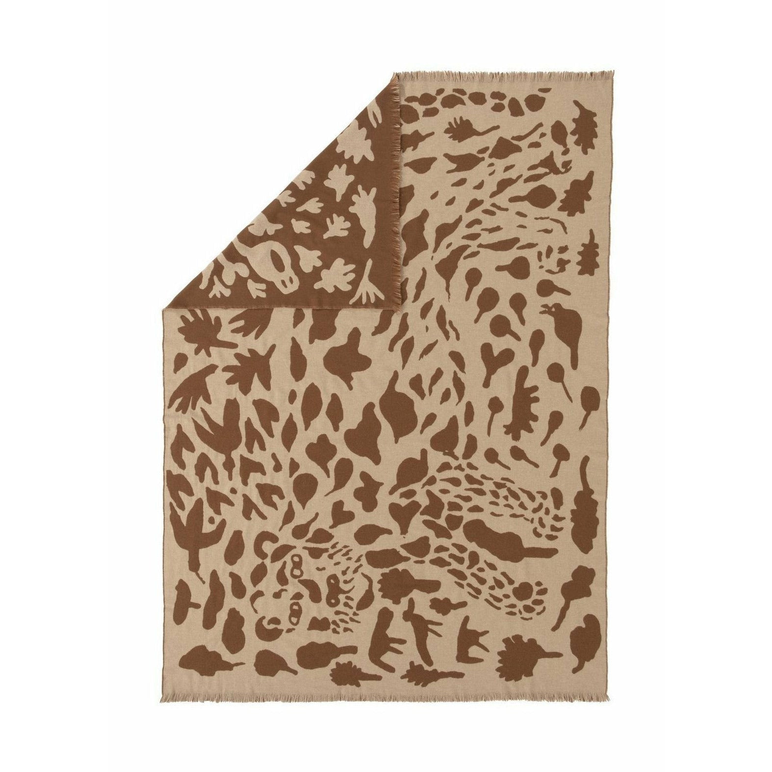 Iittala Oiva Toikka filt Cheetah Brown, 180x130 cm