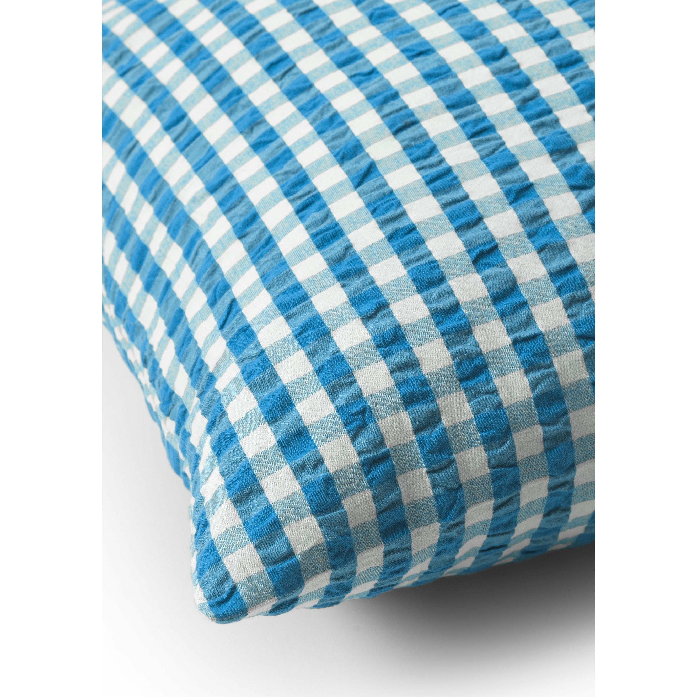 JunaBæk＆Bølge枕套63x60厘米，蓝色/桦木