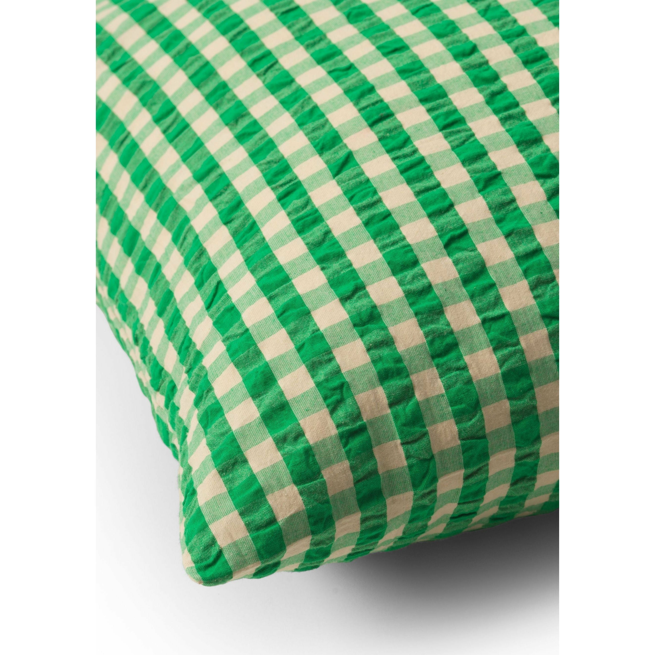 JunaBæk＆Bølge枕套63x60厘米，绿色/沙子
