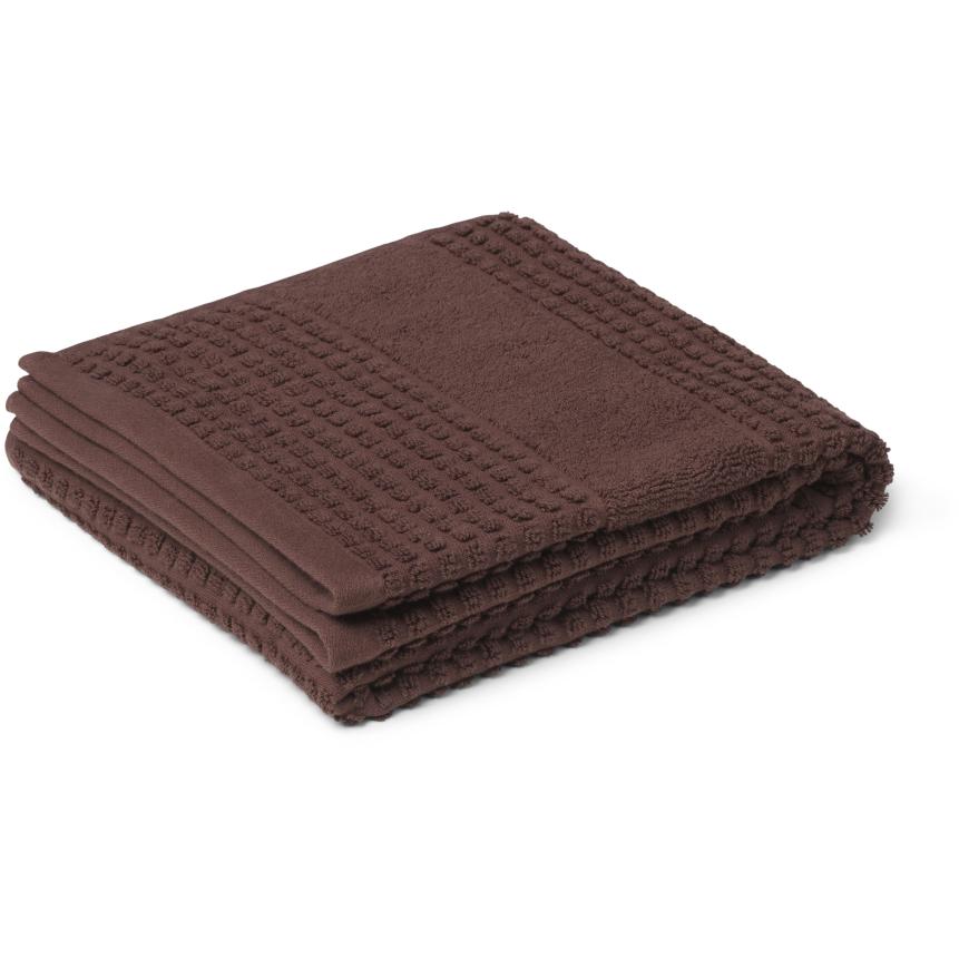 Juna Controleer handdoek chocolade, 50x100 cm