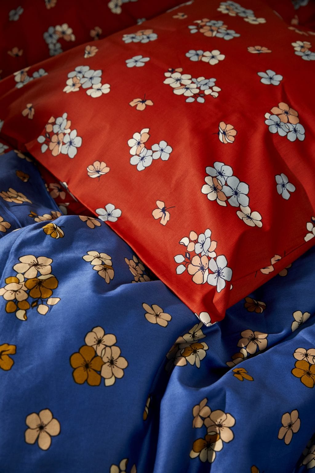 Juna Stora behagligt sängkläder 200 x220 cm, blå