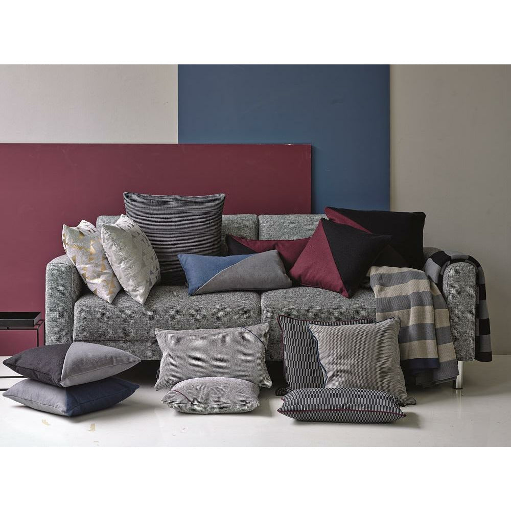 Juna Percale Cushion Covers Grey, 60x63 Cm