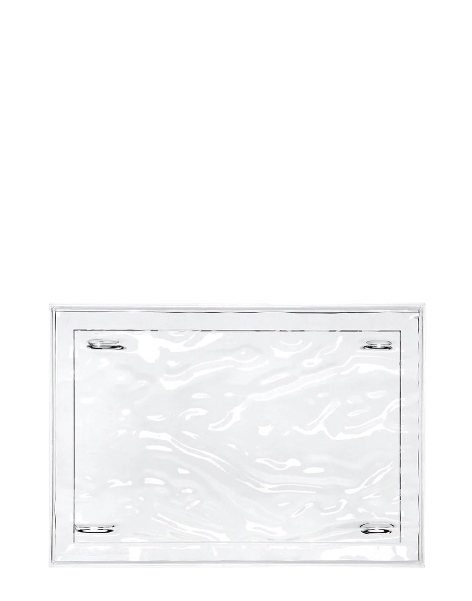 Kartell Dune bakkinn 55x38 cm, Crystal