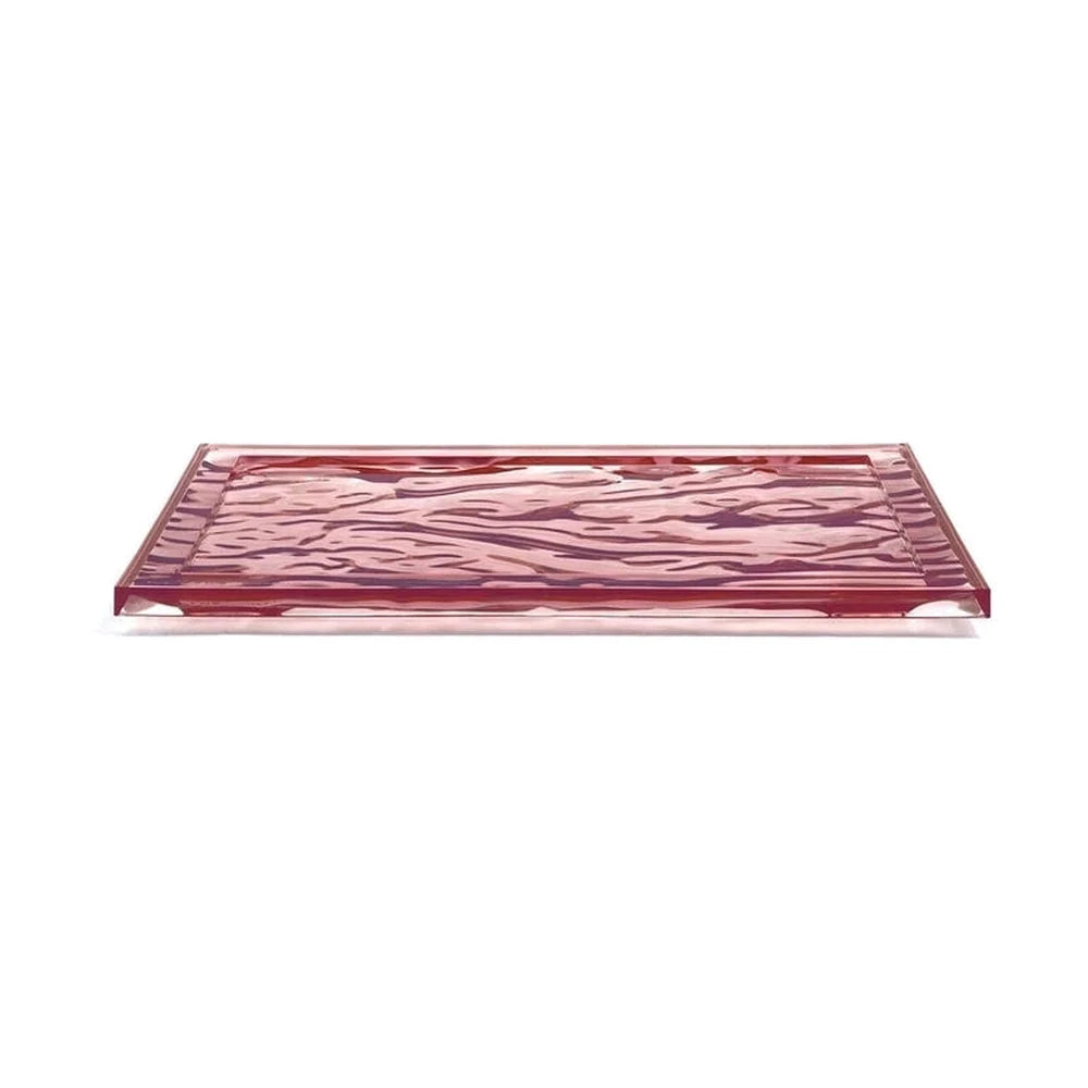 Kartell Dune Tray 55x38厘米，粉红色