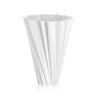 Vase Kartell Shanghai, blanc brillant