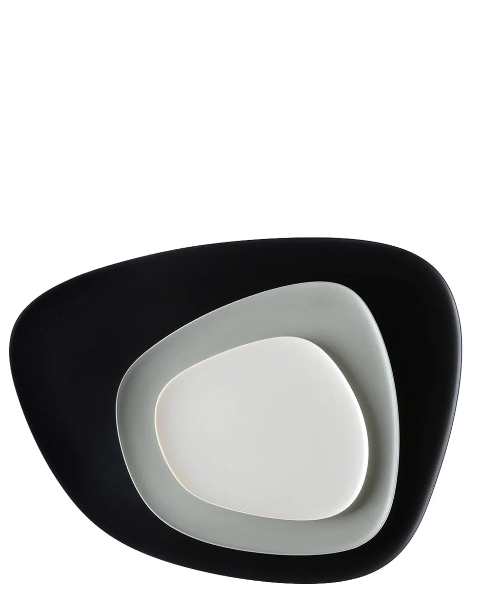 Bandeja de Kartell Namaste ', negro/gris/tope