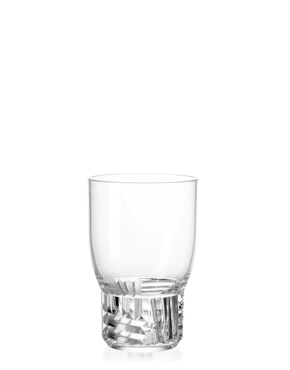Kartell Trama Set di 4 bicchieri d'acqua, cristallo