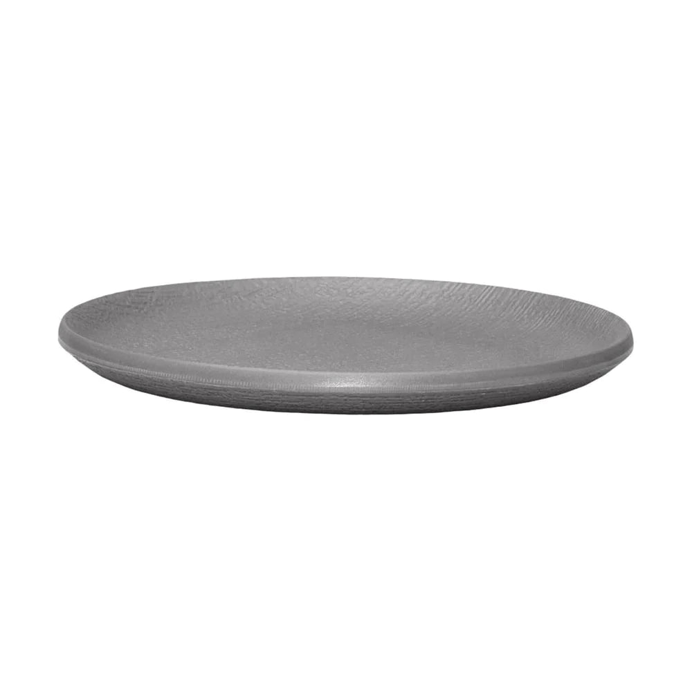 Kartell Trama Set of 4 Dinner Plates, Charcoal