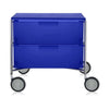 Kartell Mobil 2 Cassetto con ruote, blu cobalto