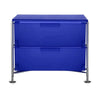 Kartell Mobil 2 cassetto con piedi, blu cobalto