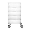 Kartell mobil 5 cassetto con ruote, ghiaccio