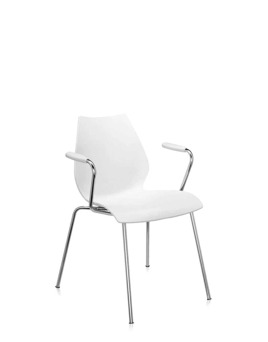 Poltrona di kartell maui, bianco zinco