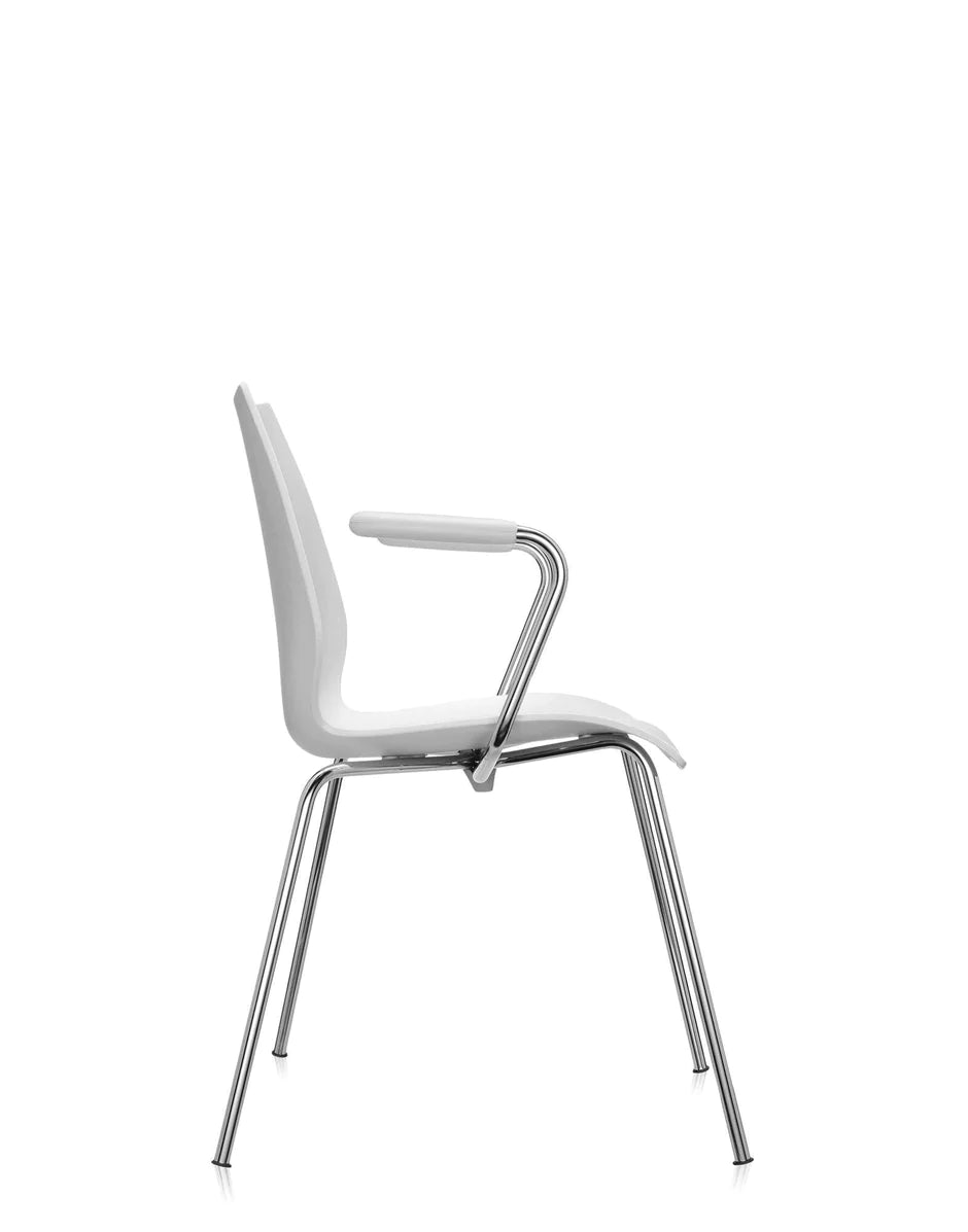 Kartell Maui Sessel, Zinkweiß