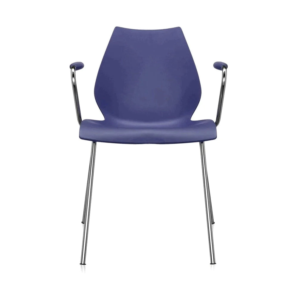 Kartell Maui -fauteuil, marineblauw