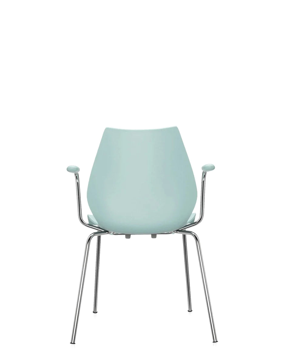 Kartell Maui -fauteuil, lichtblauw