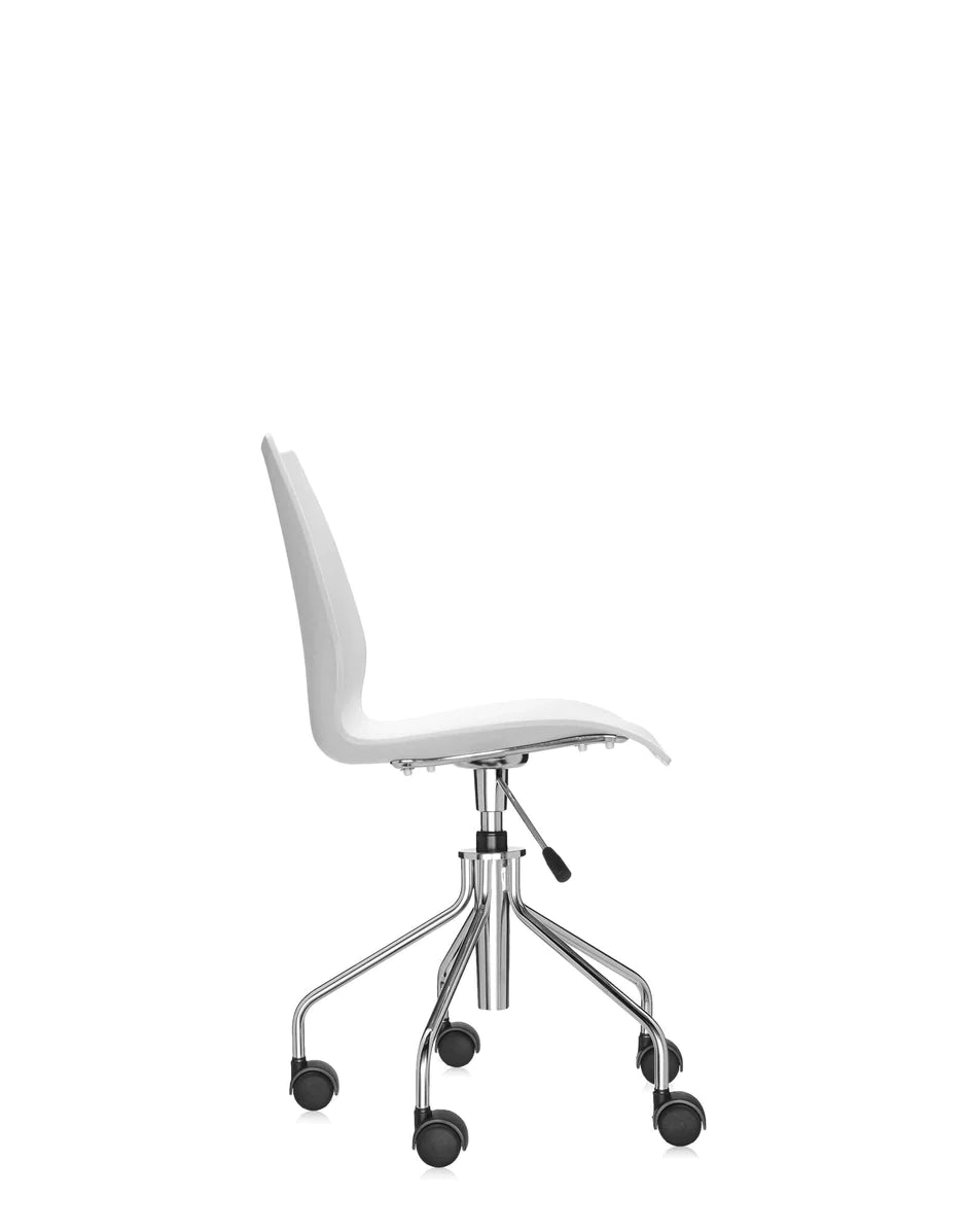 Chaise pivotante Kartell Maui, White de zinc