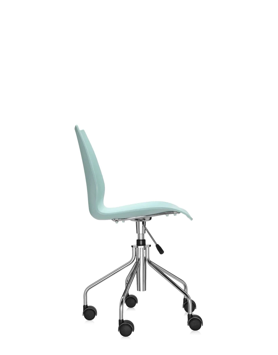 Kartell Maui Swivel Chair, Light Blue