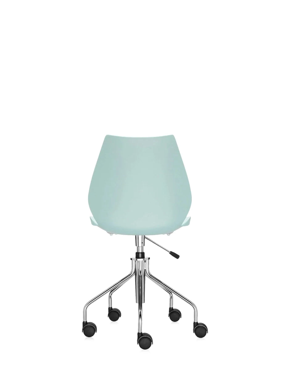 Kartell Maui Swivel stoel, lichtblauw