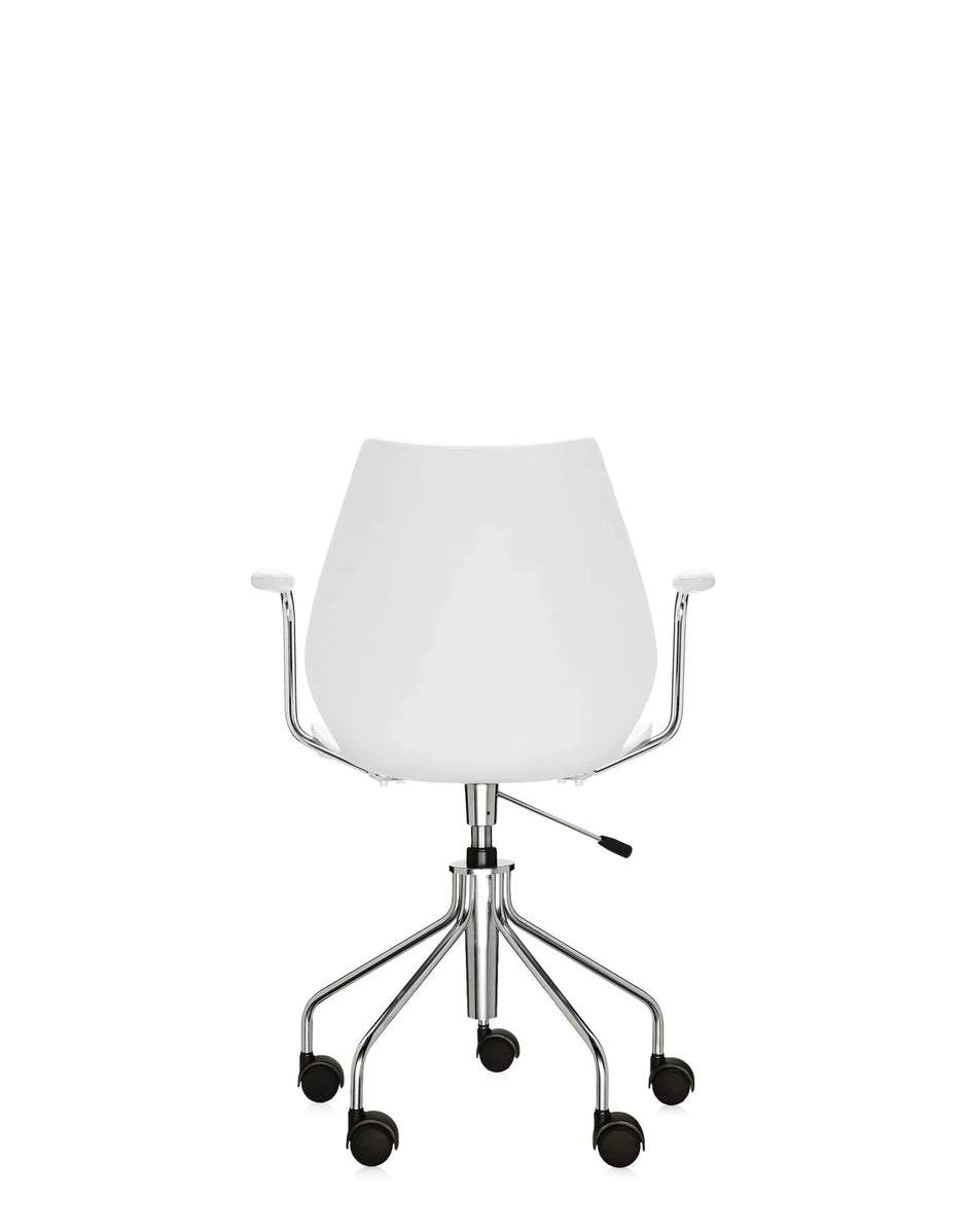 Kartell Maui Swivel fauteuil, zinkwit