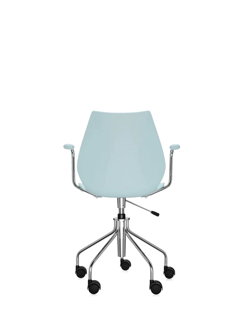 Kartell Maui Swivel Armchair, Light Blue