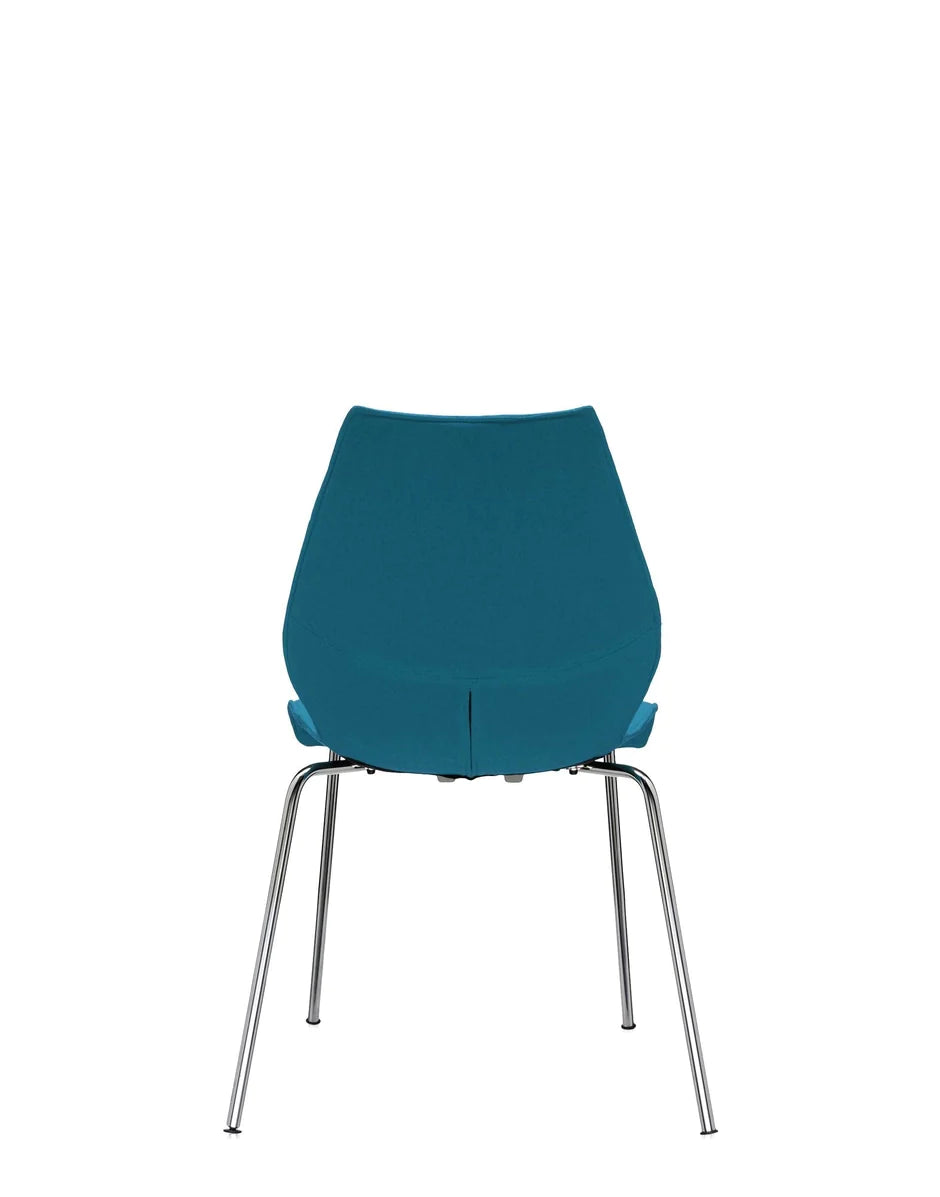 Kartell Maui myk Trevira -stol, teal blått