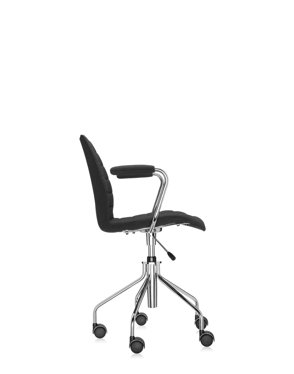 Kartell Maui Soft Trevira fauteuil, zwart