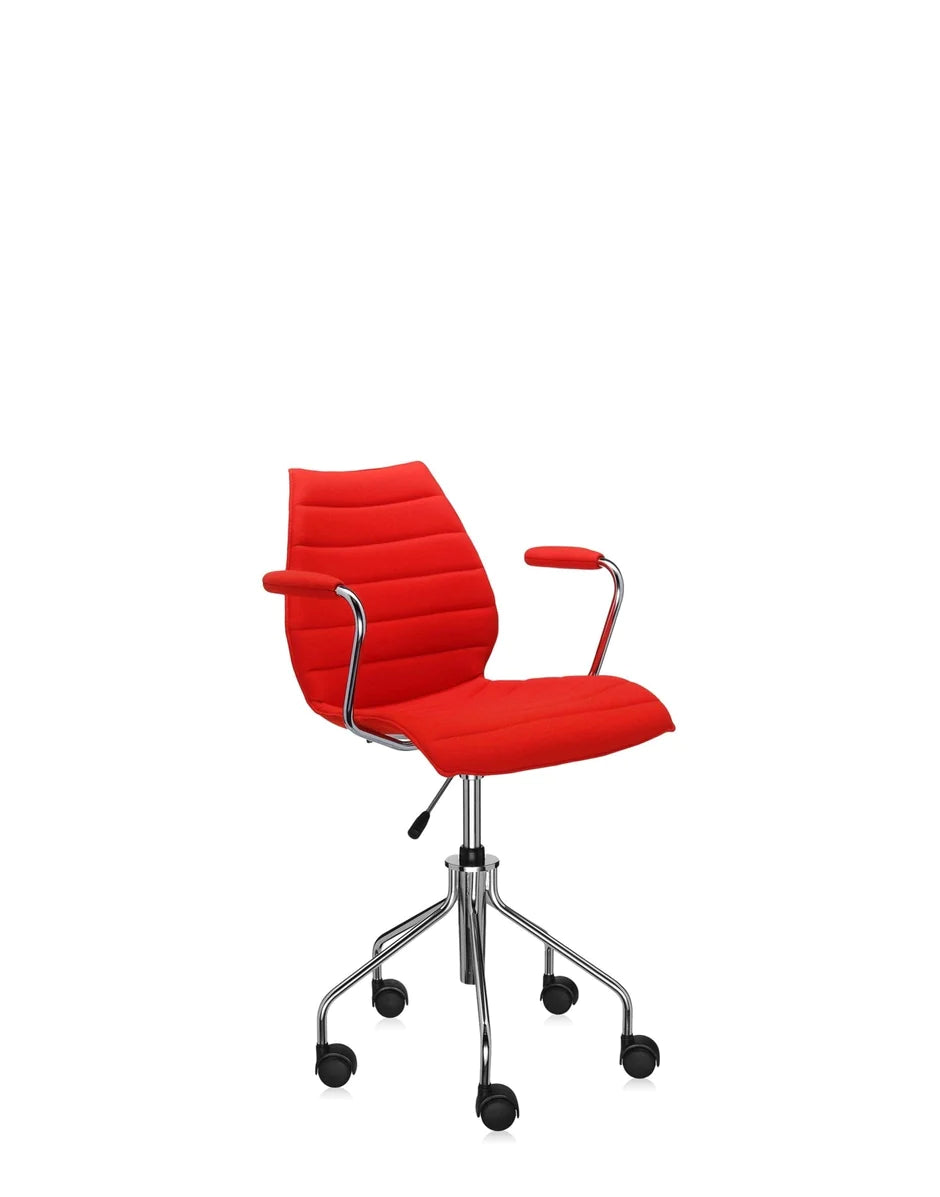 Kartell Maui Soft Trevira fauteuil, rood