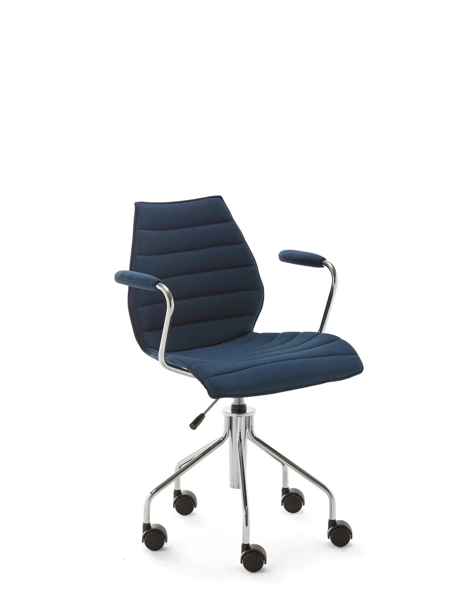 Kartell Maui Soft Noma fauteuil, blauw