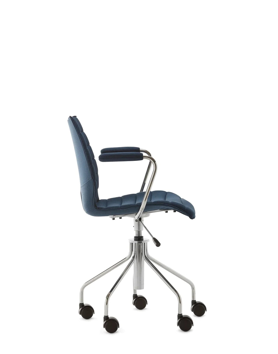 Kartell Maui Soft Noma fauteuil, blauw