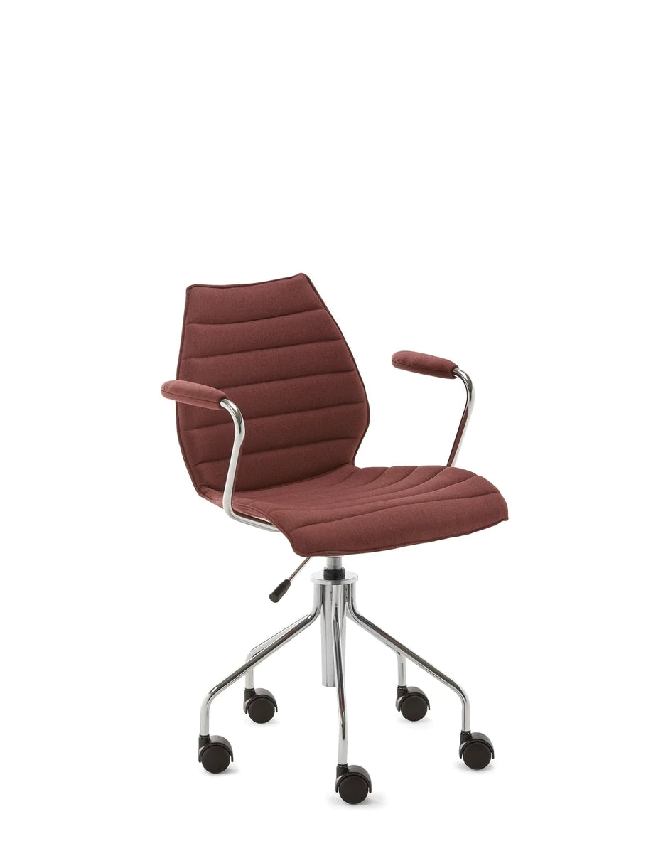 Kartell Maui Soft Noma fauteuil, bakstenen rood