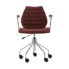 Fauteuil Kartell Maui Soft Noma, rouge brique