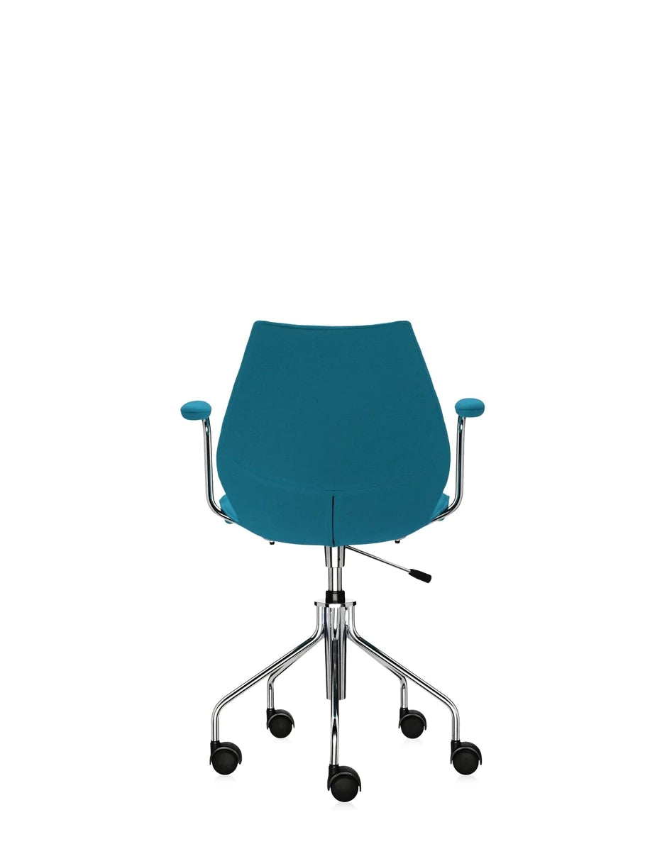 Kartell Maui Soft Trevira fauteuil, groenblauw blauw