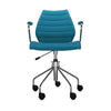 Fauteuil Kartell Maui Soft Trevira, bleu turquoise