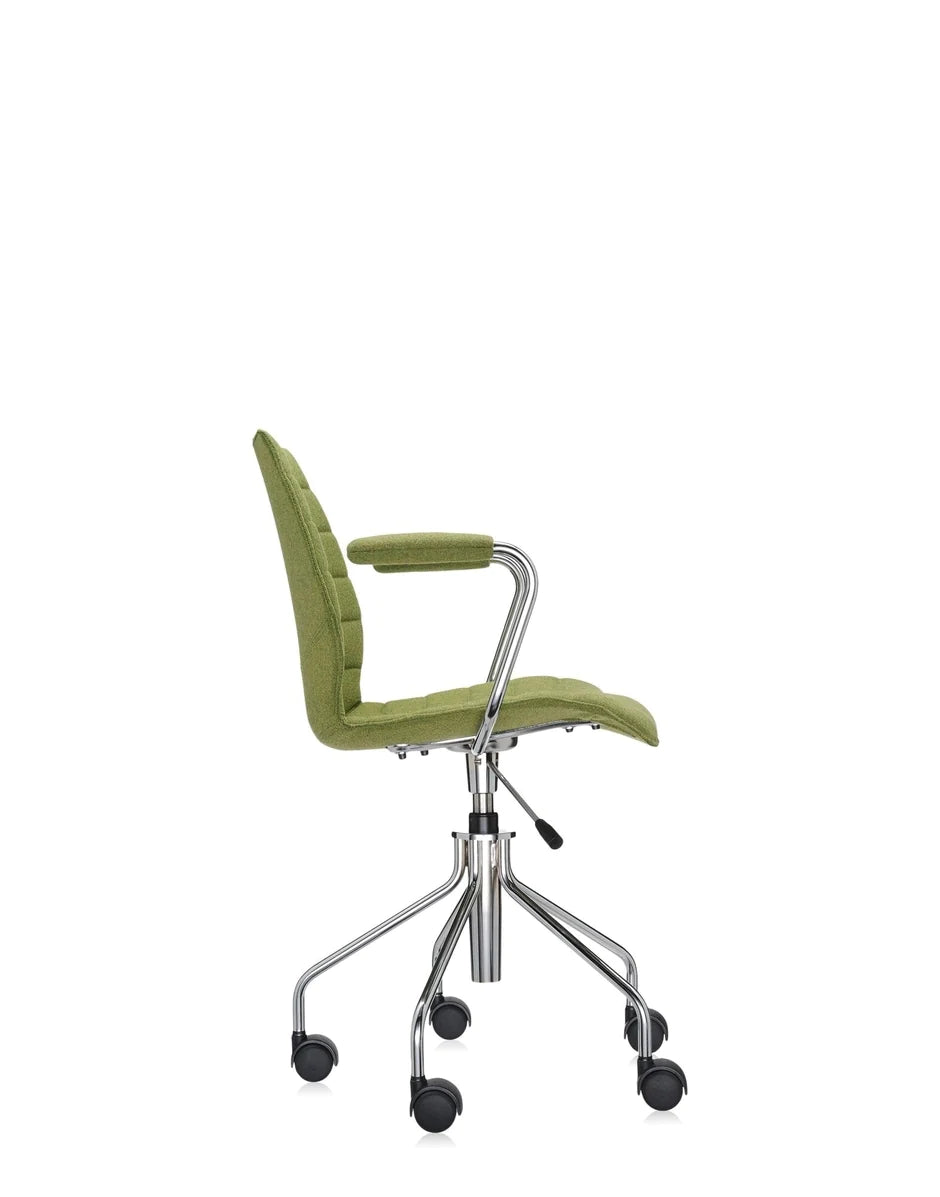 Kartell Maui Soft Trevira fauteuil, zuurgroen