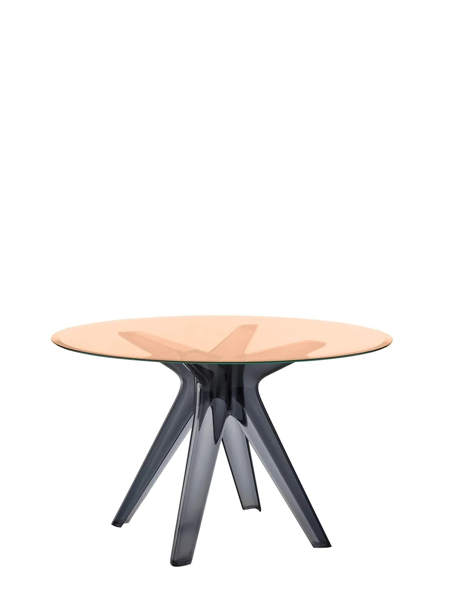 Kartell Sir Gio Table ronde, fumée / rose