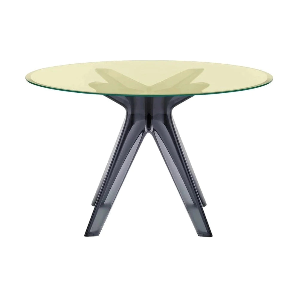 Kartell Sir Gio Table Round，烟/黄色