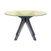 Kartell Sir Gio Table Round, røg/gul